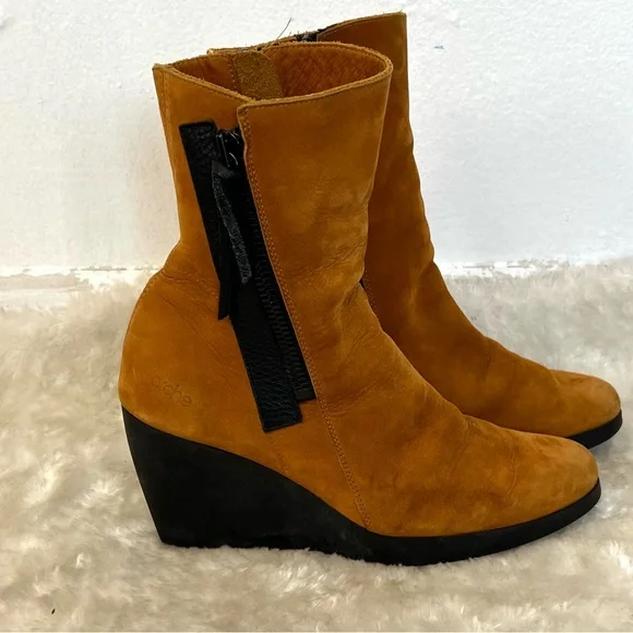 Arche Vitahe Waterproof France Made Soft Nubuck Luxe Leather Boots– Size 7 - Picture 6 of 14